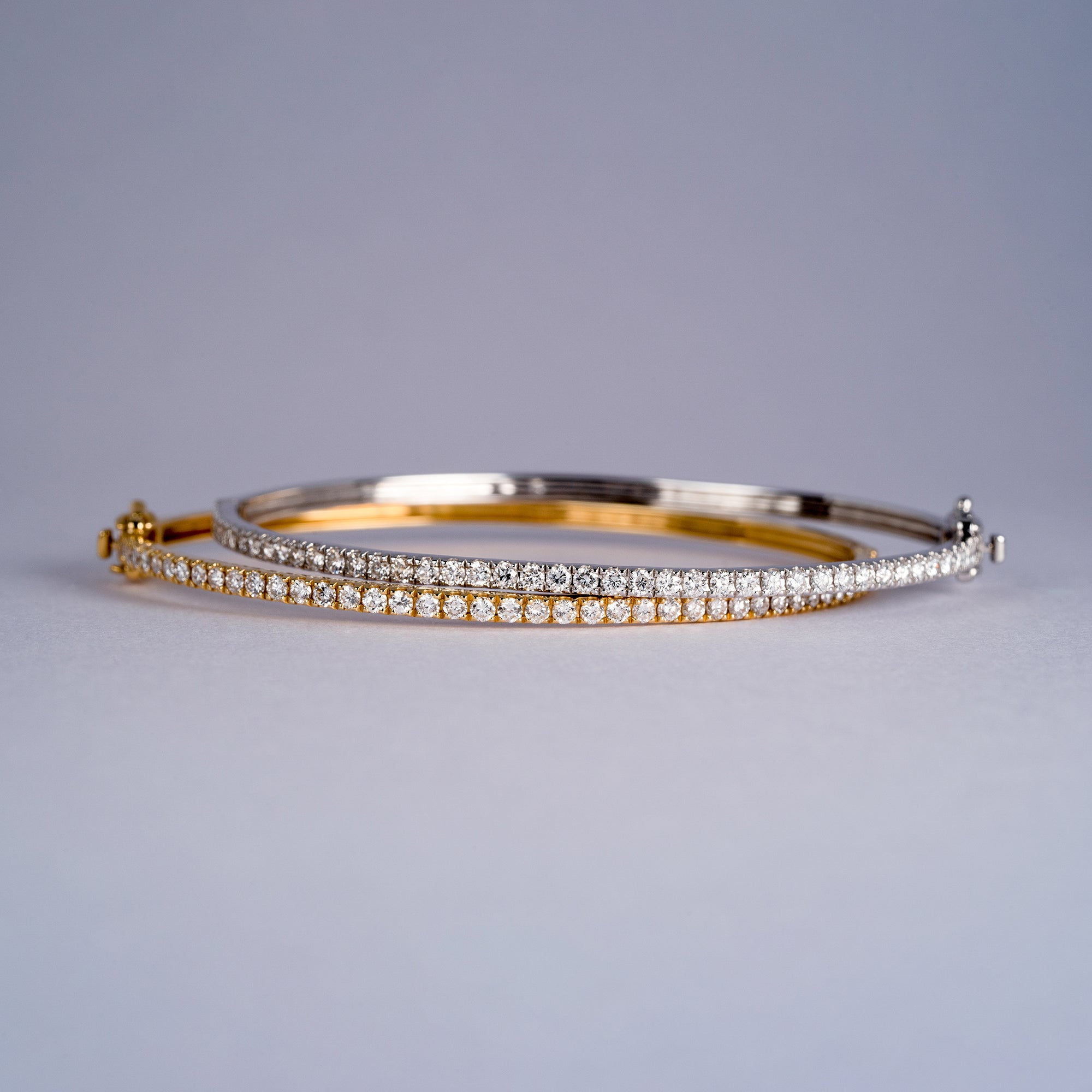 440 Basic ダイヤモンド バングル 1ct エタニティ ダイヤモンド