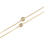 440 Basic ダイヤモンド ステーションネックレス 1.2ct ダイヤモンド クローズアップ