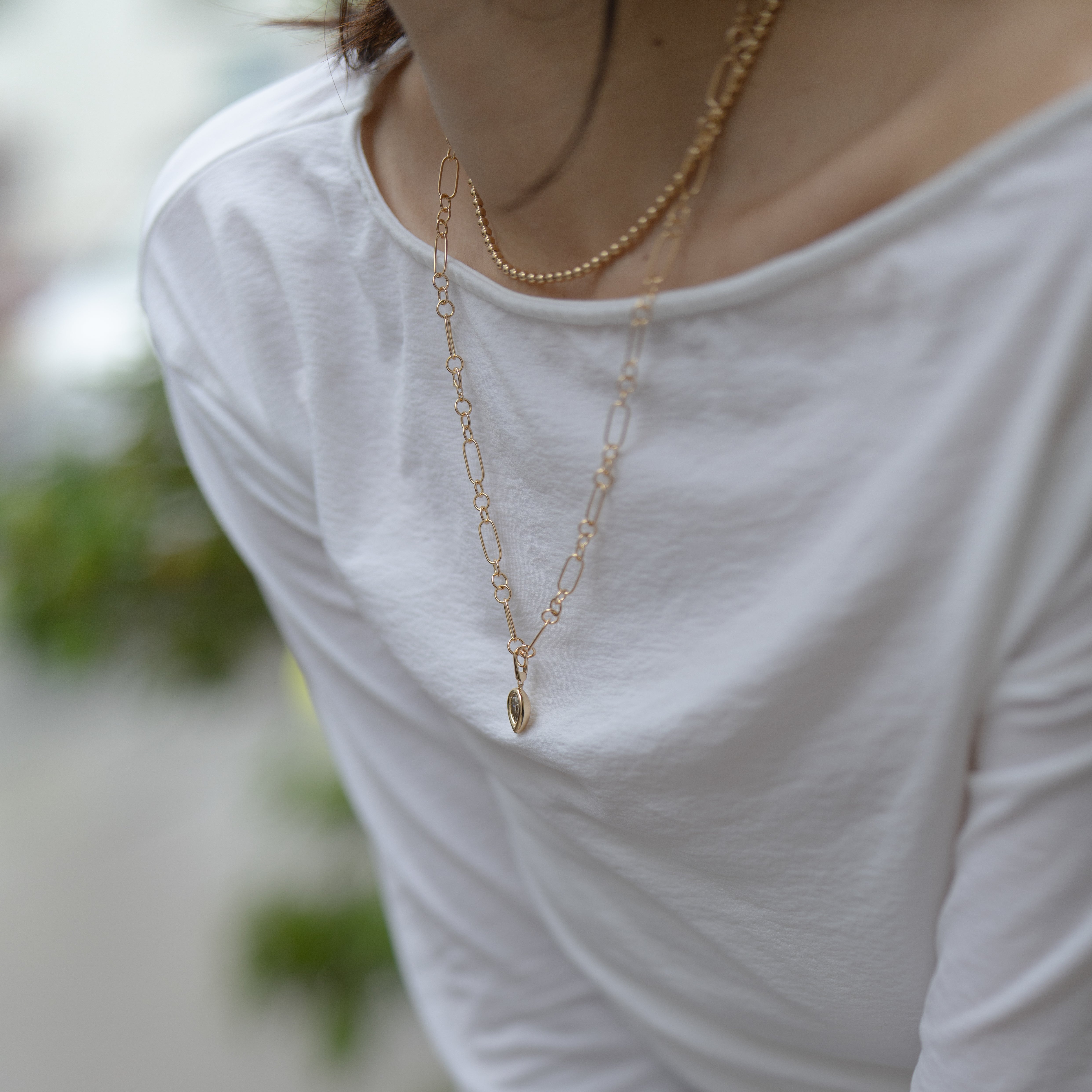 OR ネックレス K18 スタイリング チャーム
